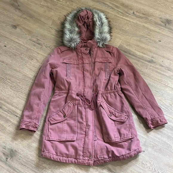 American Eagle Outfitters Jackets & Blazers - American Eagle Heavy Dusty Pink Jacket